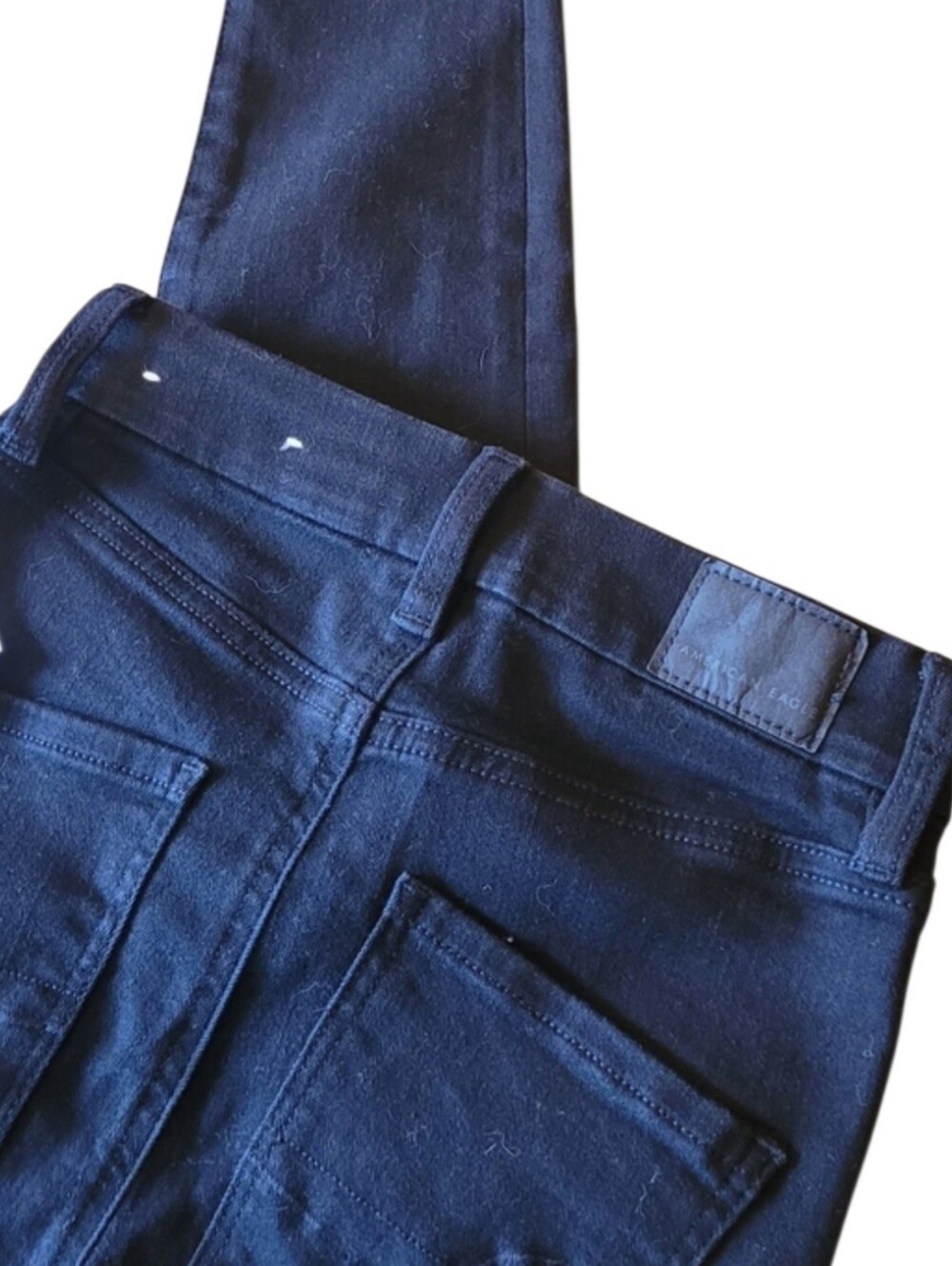 American Eagle Outfitters Womens Navy/Black Skinny Jeans